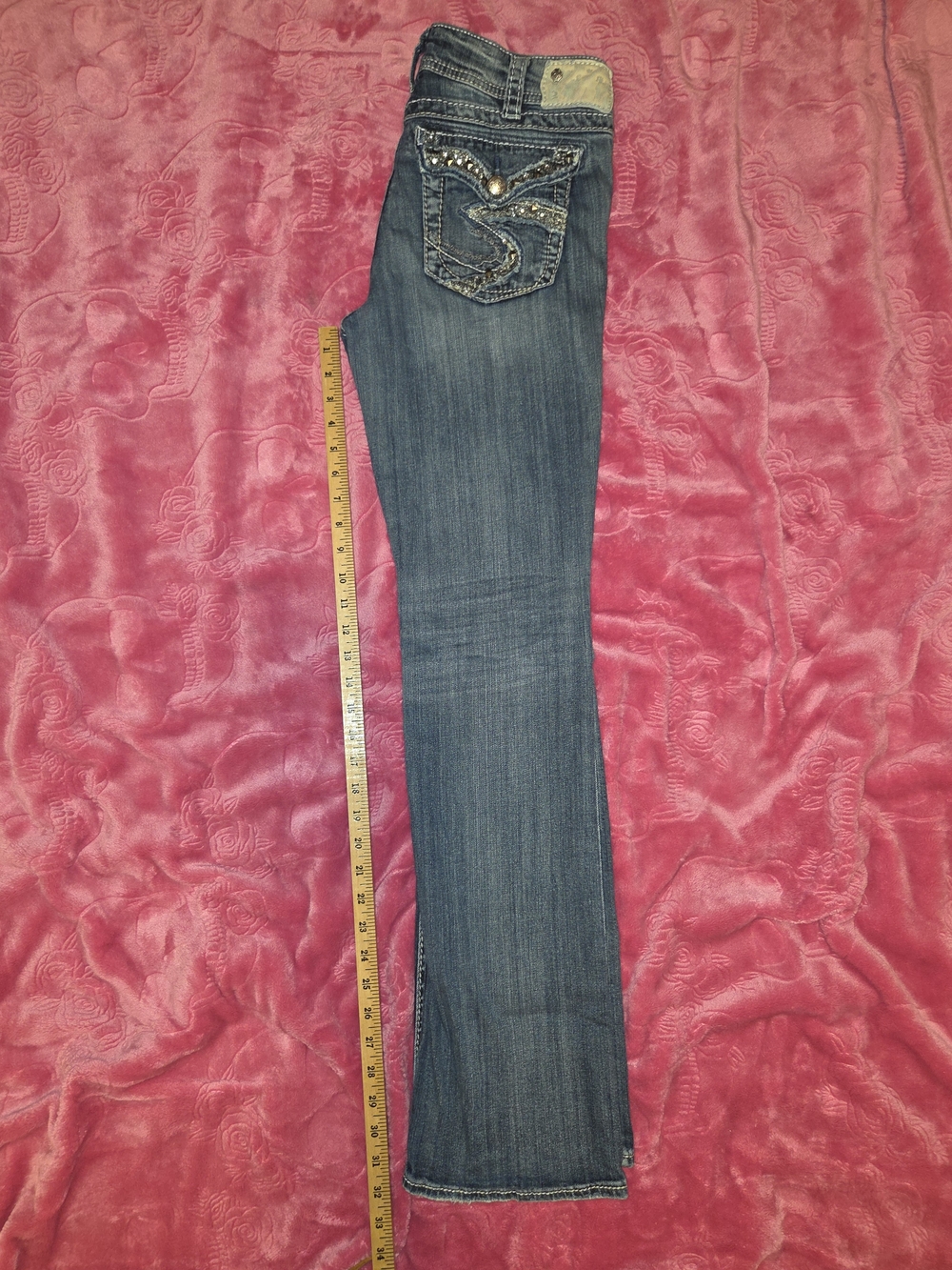 Silver Jeans Women's Boot Cut Mid Blue Denim - Picture 3 of 7